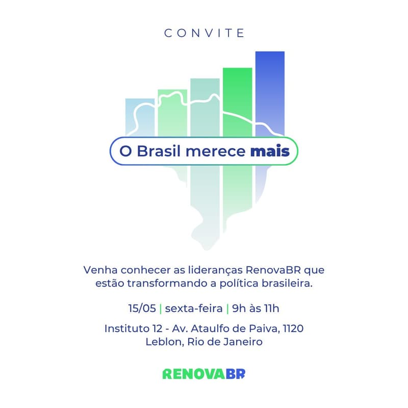Cover Image for O Brasil merece mais: apresentação de lideranças RenovaBR