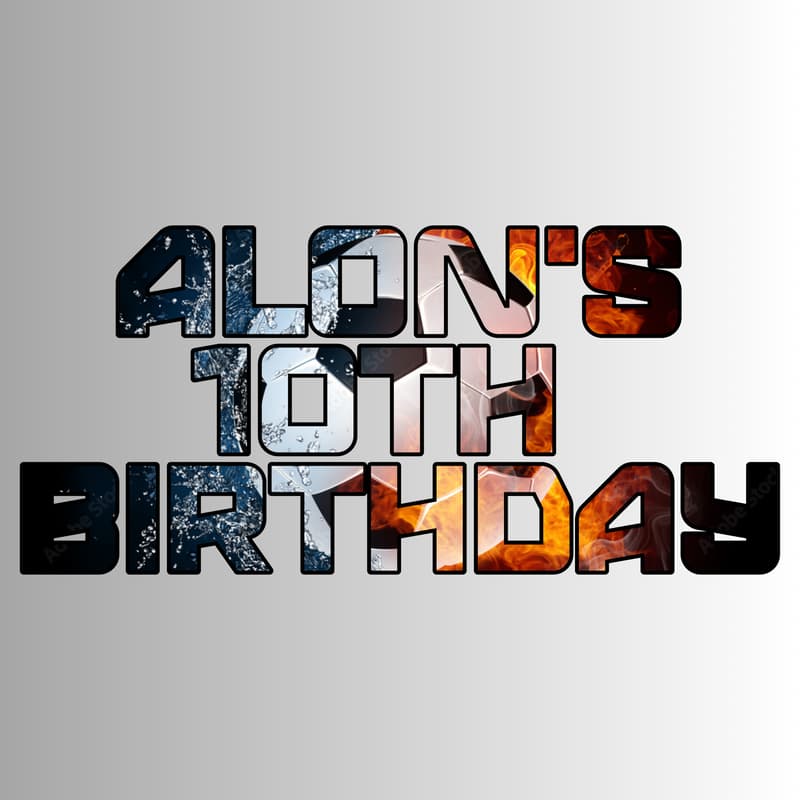 Cover Image for Alon’s 10th Birthday
