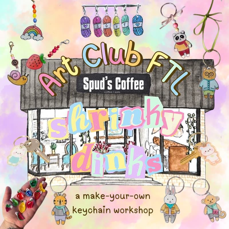 Cover Image for Shrinky Dink Keychains