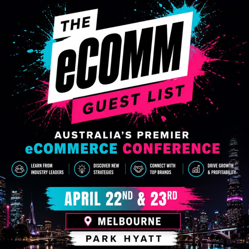 Cover Image for The eComm Guest List - CEO+Founder Conference 🙌