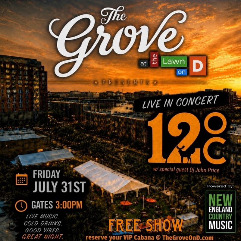 Cover Image for Live Music by 12OC at The Grove at Lawn on D