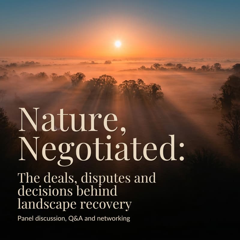 Cover Image for Nature, Negotiated: The deals, disputes and decisions behind landscape recovery.