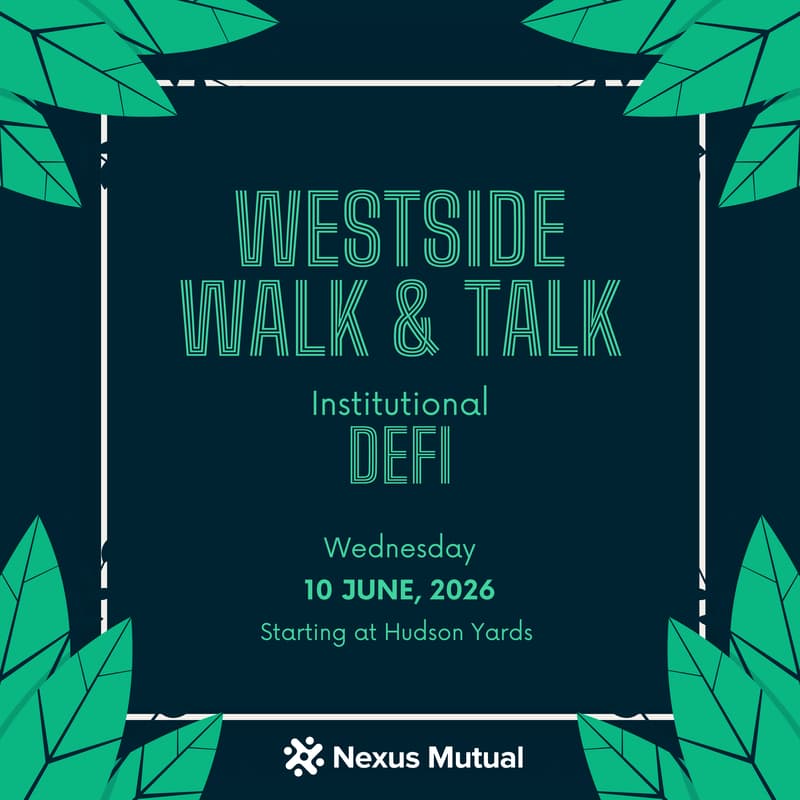 Cover Image for Westside Walk & Talk: Institutional DeFi