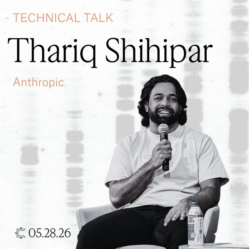 Cover Image for Technical Talk with Thariq Shihipar — Anthropic