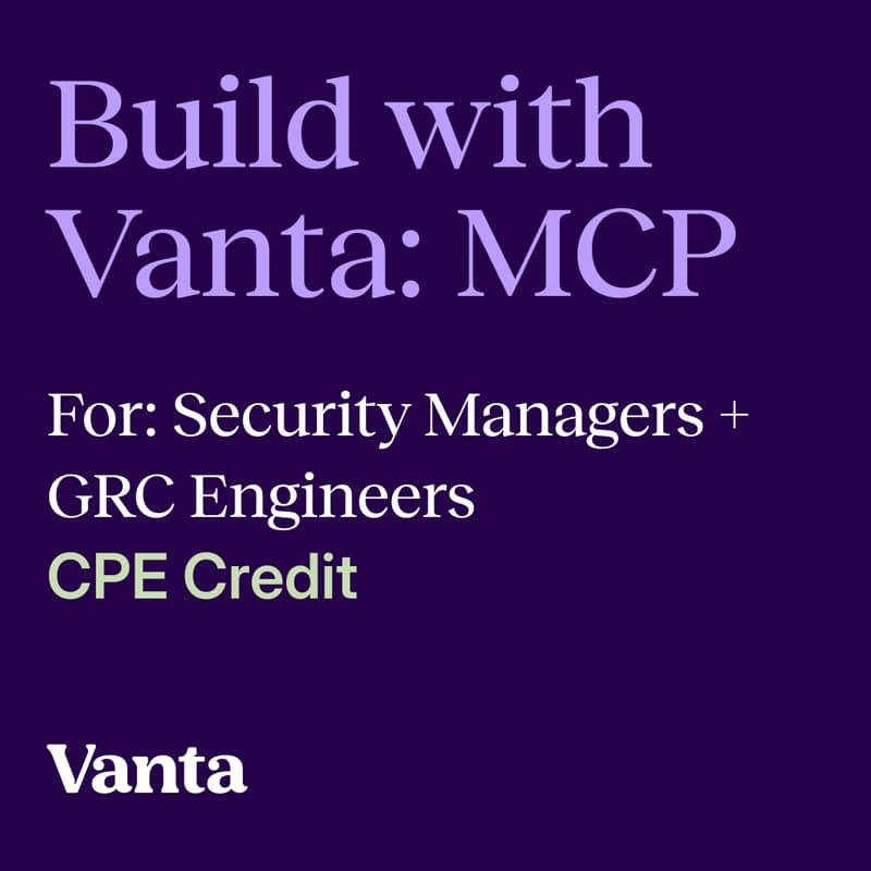 Cover Image for Build with Vanta: MCP