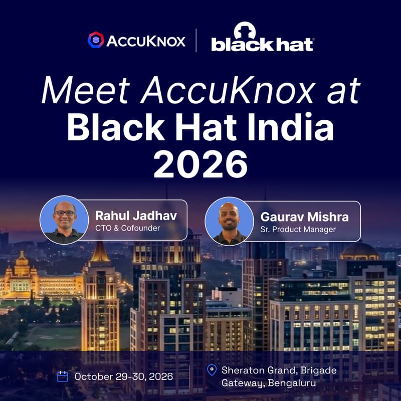 Cover Image for Meet Accuknox at Black Hat India 2026