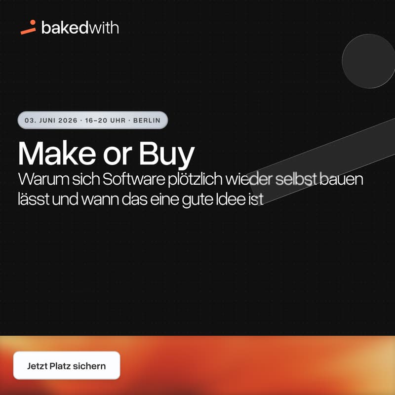 Cover Image for Make or Buy - Warum sich Software plötzlich wieder selbst bauen lässt