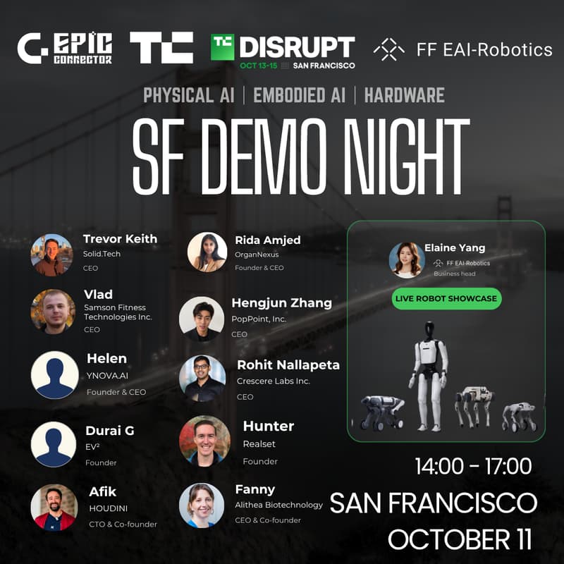 Cover Image for EPIC SF Physical AI Demo Night @Finding next Move