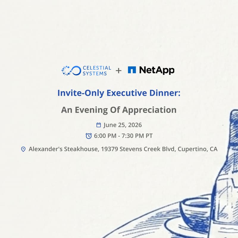Cover Image for NetApp: Invite-Only Executive Dinner