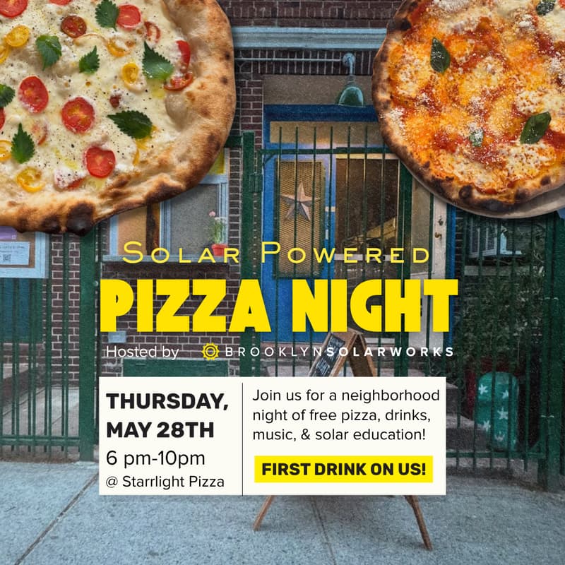 Cover Image for Solar Powered Pizza Night