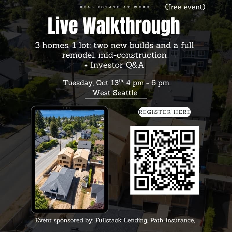 Cover Image for Live Walkthrough: 3 Homes, 1 Lot (free to attend)