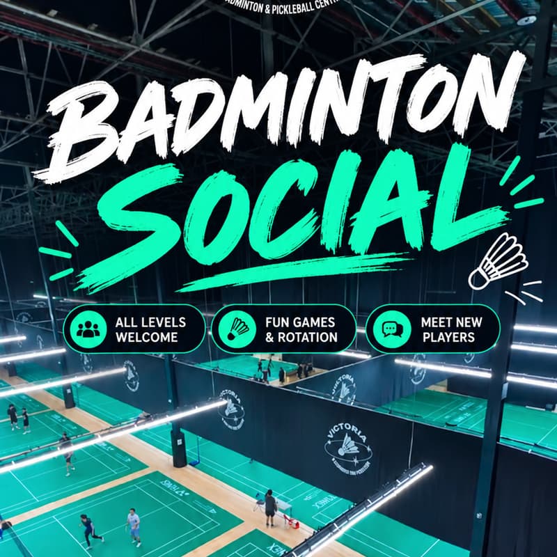Cover Image for VBPC Saturday Morning Badminton Social