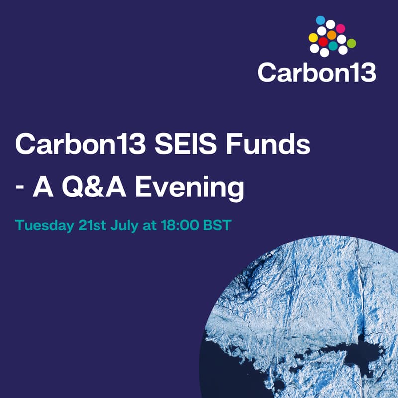 Cover Image for Carbon13 SEIS Fund - A Q&A Evening
