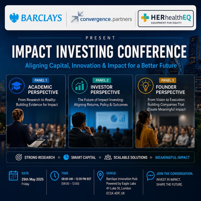 Cover Image for Impact investing Conference Hosted By Barclays Bank