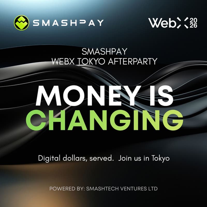 Cover Image for “Money is Changing” - SmashPay Afterparty, Tokyo 🥂 SmashPay 発表会パーティー