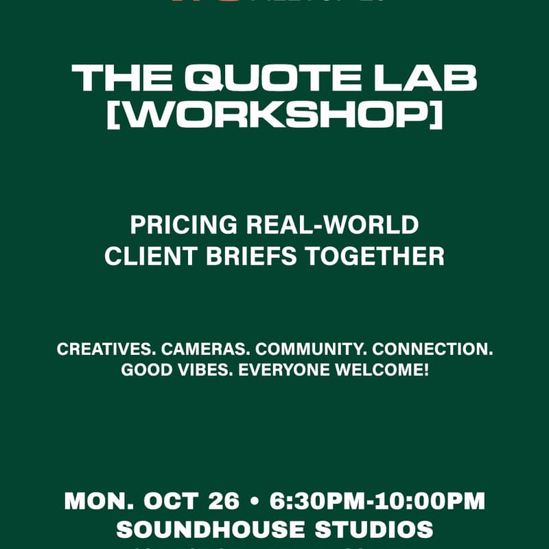 Cover Image for VFC 25: The Quote Lab - Pricing Real Briefs Together