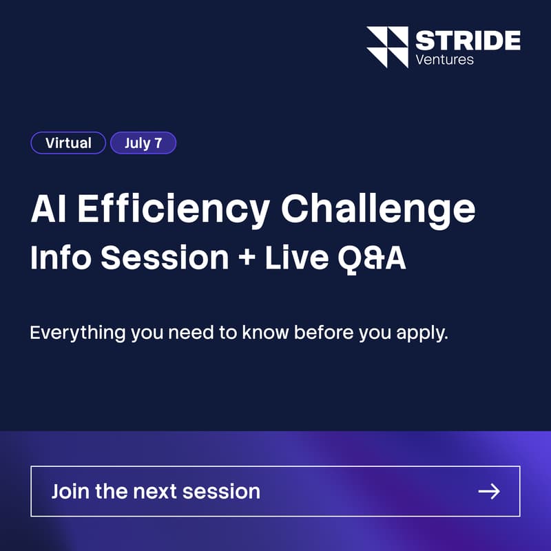 Cover Image for Info Session: AI Efficiency Challenge