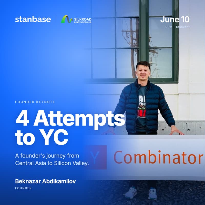 Cover Image for 4 Attempts to YC: A Founder's Journey from Central Asia to Silicon Valley