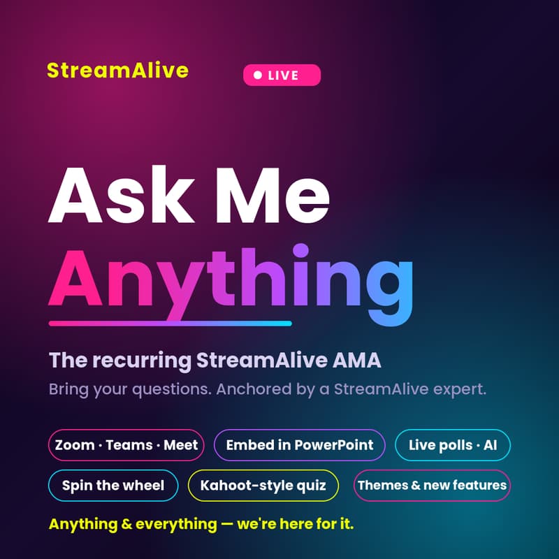 Cover Image for AMA (Ask Me Anything)