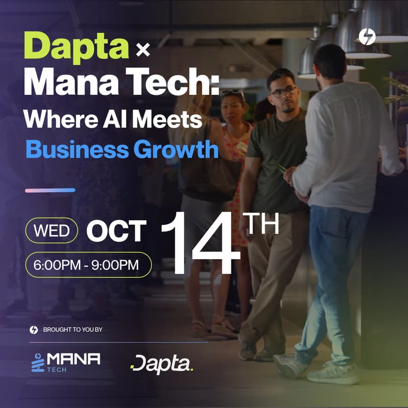 Cover Image for Dapta x Mana Tech: Where AI meets Business Growth