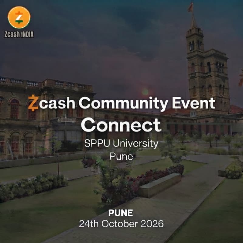 Cover Image for Zcash Community Connect : Pune Edition