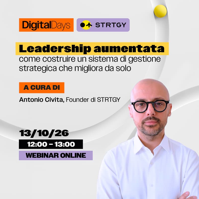 Cover Image for Leadership aumentata: come costruire un sistema di gestione strategica che migliora da solo