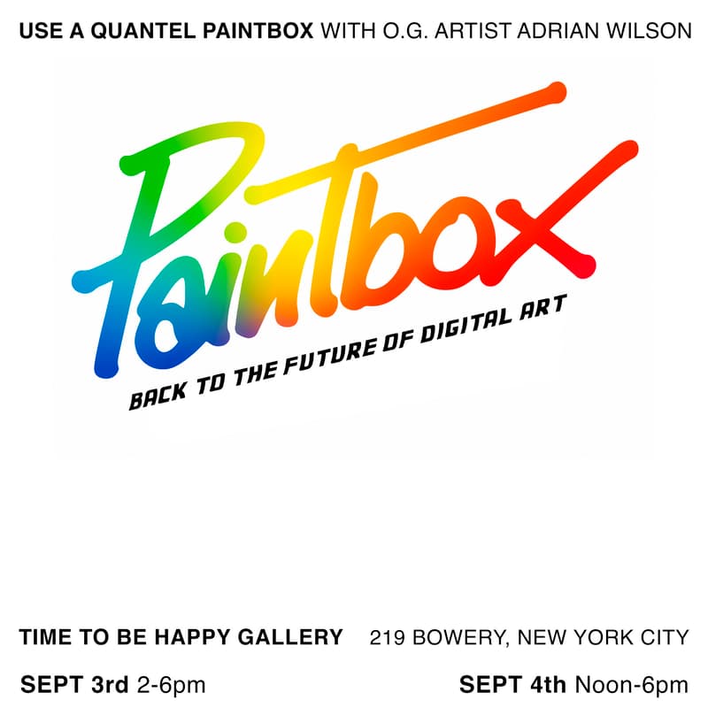 Cover Image for Paintbox: Back to the future of Digital art X Time To Be Happy Gallery