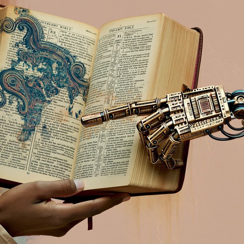 Cover Image for God, the Bible & AI