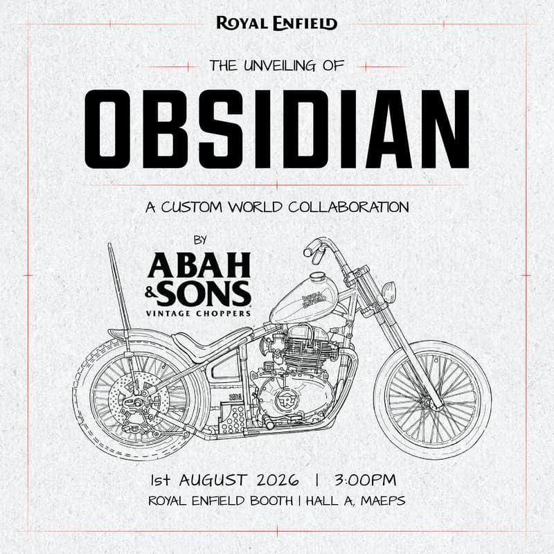 Cover Image for ROYAL ENFIELD OBSIDIAN LAUNCH