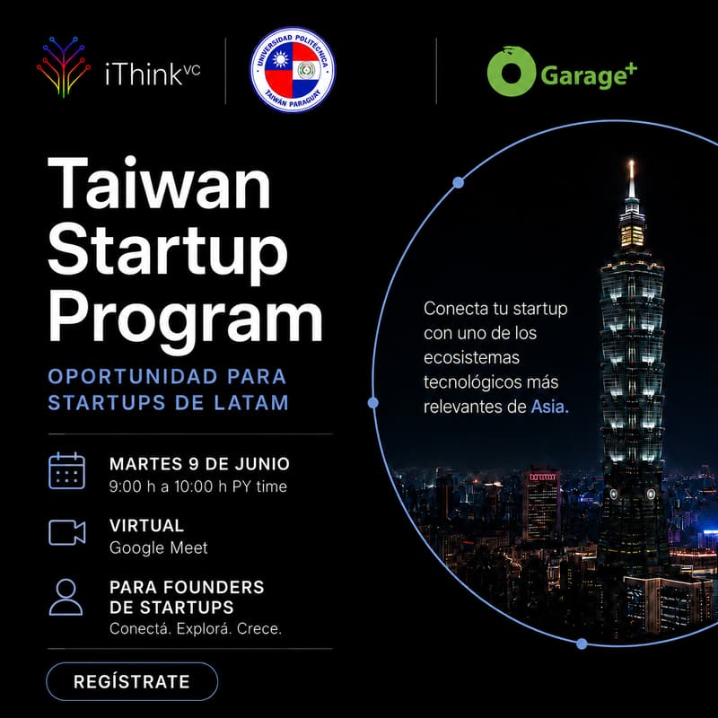 Cover Image for Taiwan Startup Program: Oportunidades para Startups de LatAm