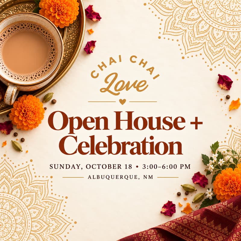Cover Image for Chai Chai Love Open House + Celebration 🎉