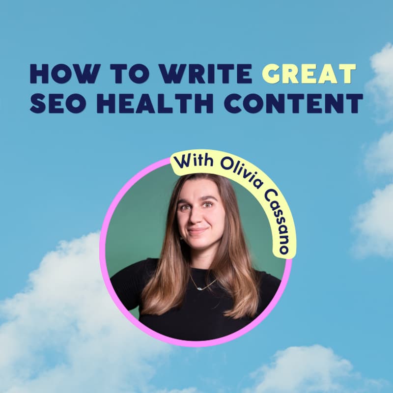Cover Image for How to Write Great SEO Health Content