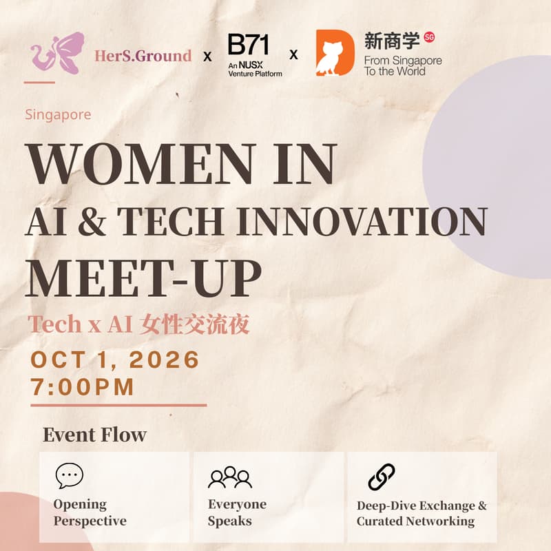 Cover Image for HerS.Ground x B71 | Women in AI Curated Meetup