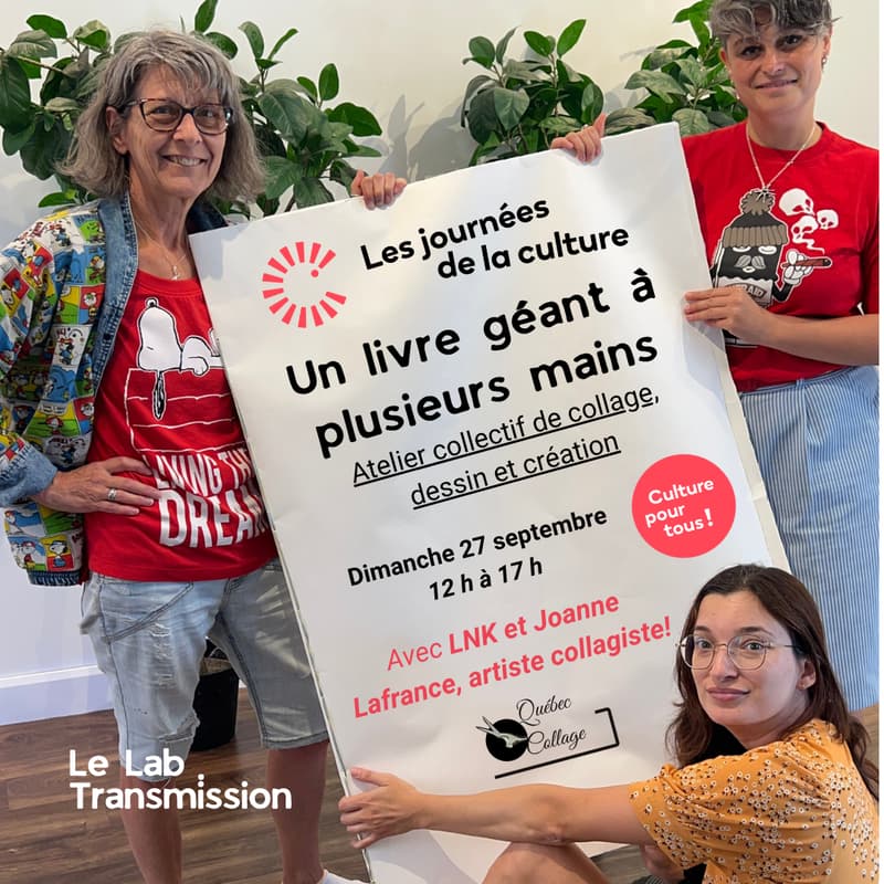 Cover Image for Un livre géant à plusieurs mains | Journées de la culture