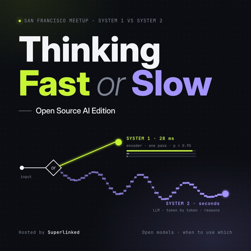 Cover Image for TBA - Thinking Fast or Slow: Open Source AI Edition
