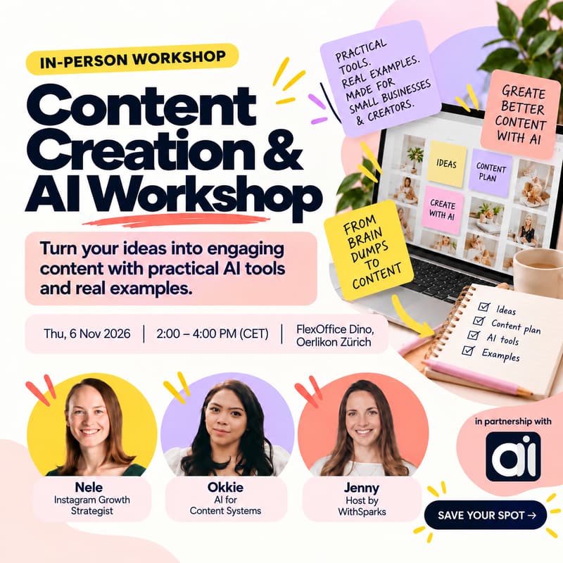 Cover Image for Instagram Growth & AI Content Workshop