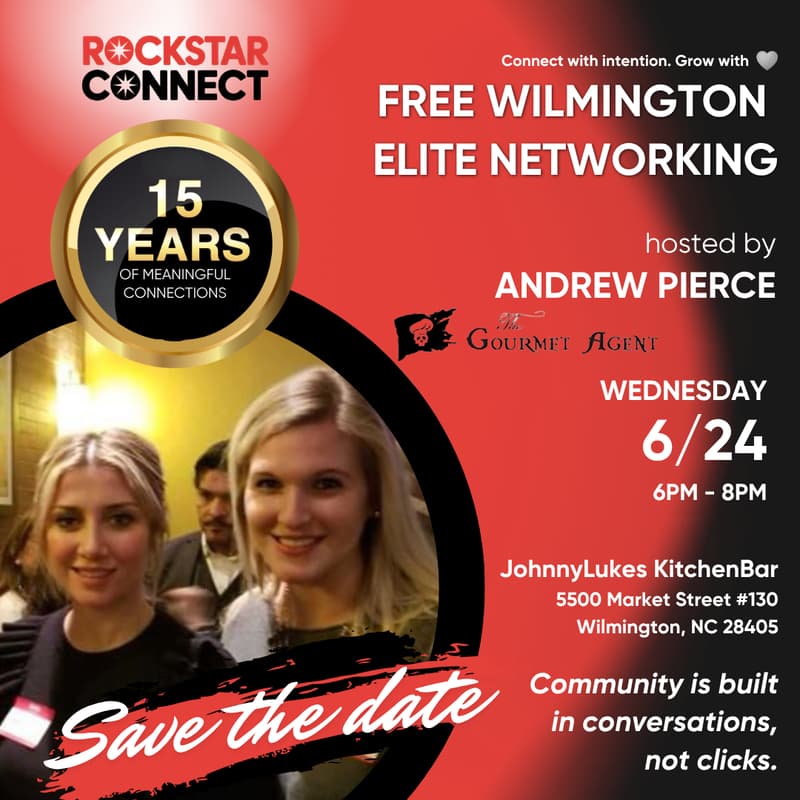 Cover Image for Free Wilmington Elite Rockstar Connect Networking (June)