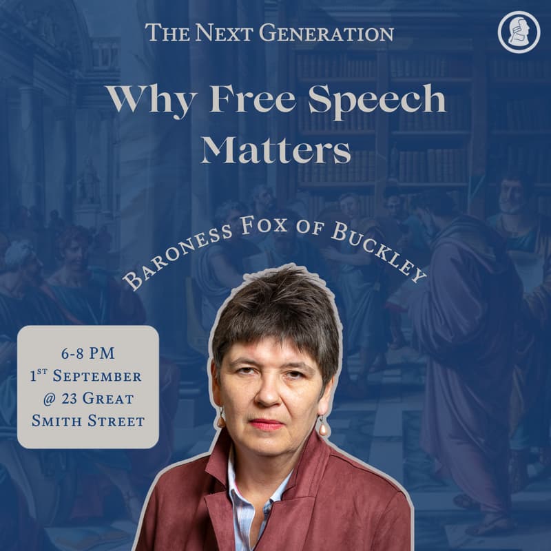 Cover Image for The Next Generation with Baroness Fox of Buckley