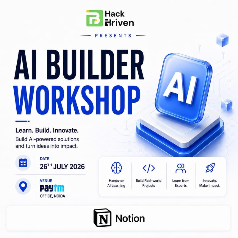 Cover Image for AI BUILDER WORKSHOP
