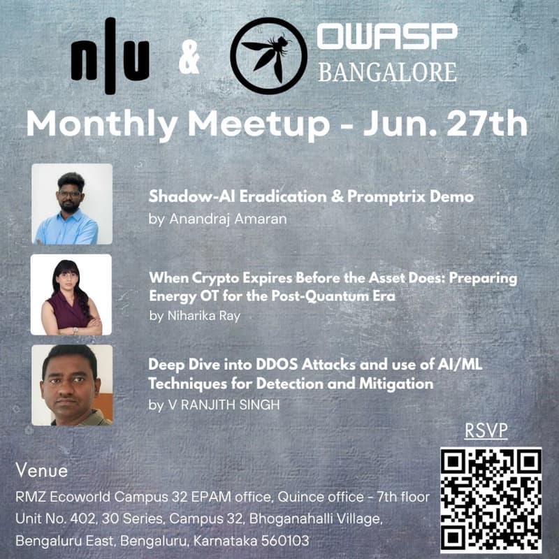 Cover Image for Null/OWASP Combined Meetup - Bangalore | 27th June 2026