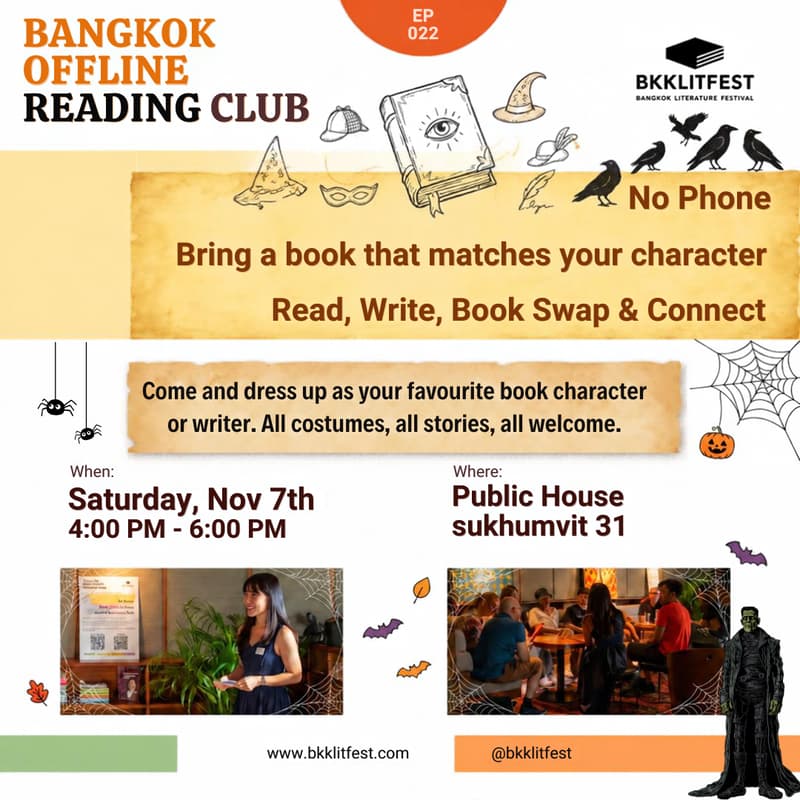 Cover Image for Bangkok Offline Reading Club EP22 - Nov 7th