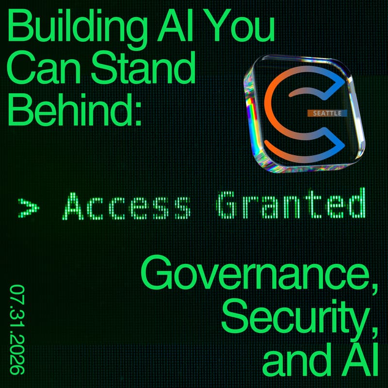 Cover Image for Building AI You Can Stand Behind: Governance, Security, and Trust in Production (w/ The AI Collective)