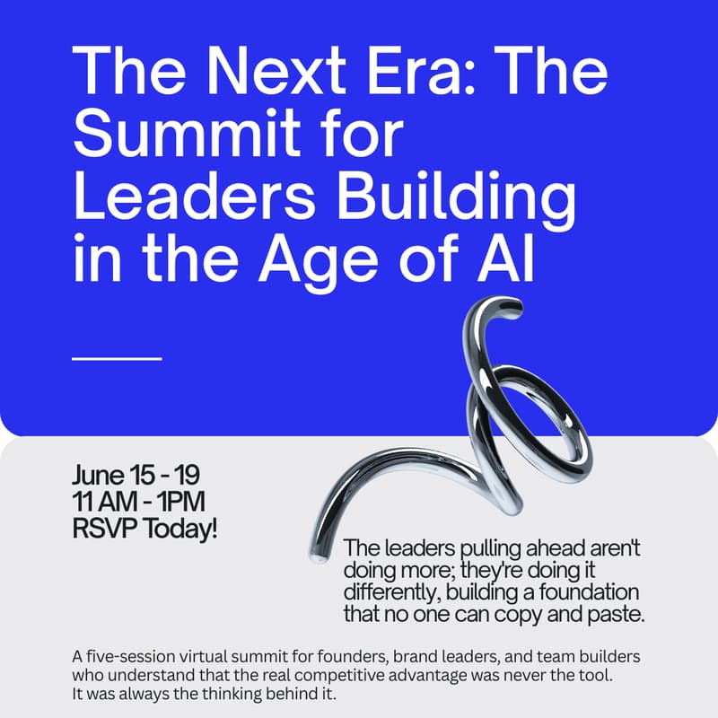 Cover Image for The Next Era: The Summit for Leaders Building in the Age of AI