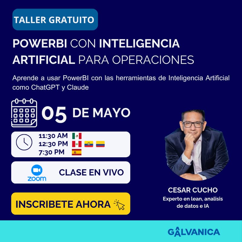 Cover Image for Dashboard con Power BI + Inteligencia artificial (ChatGPT)