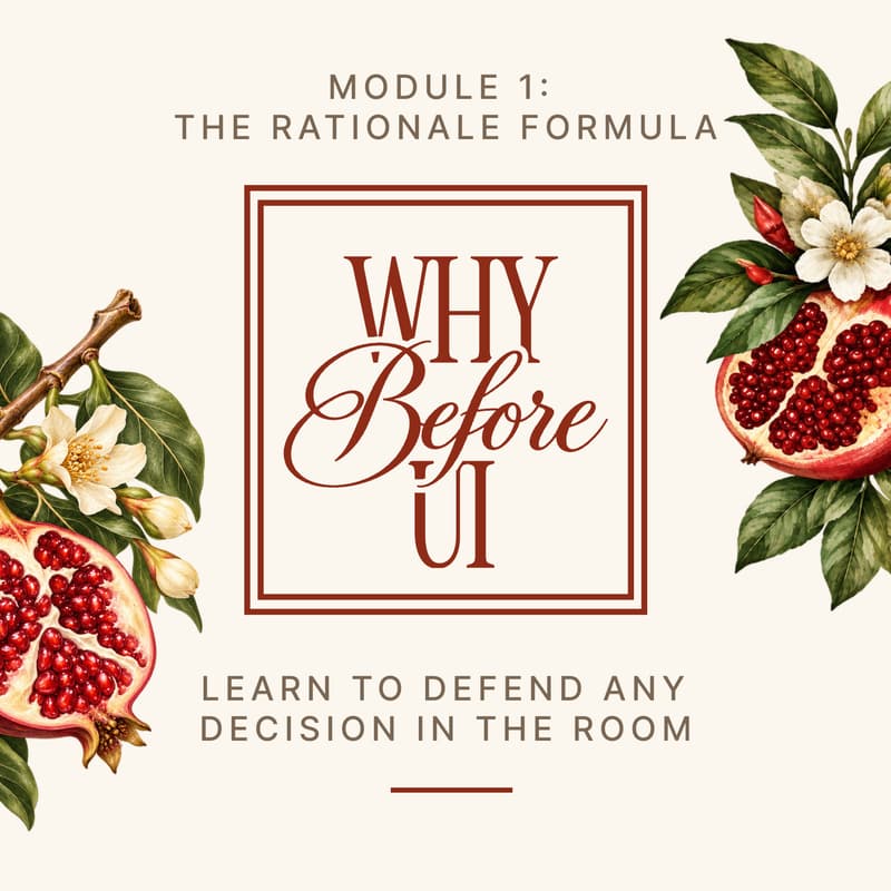 Cover Image for Why Before UI: Module One, Live