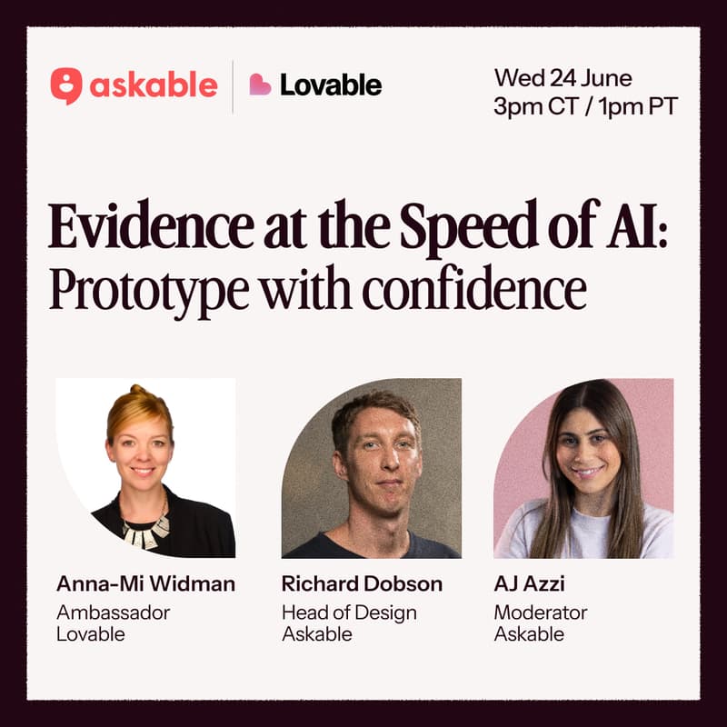 Cover Image for Evidence at the speed of AI: Prototype with confidence