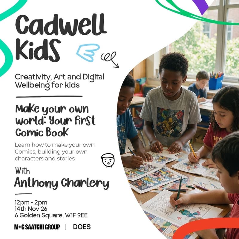 Cover Image for Make your own world: Your first comic book with Anthony Charlery