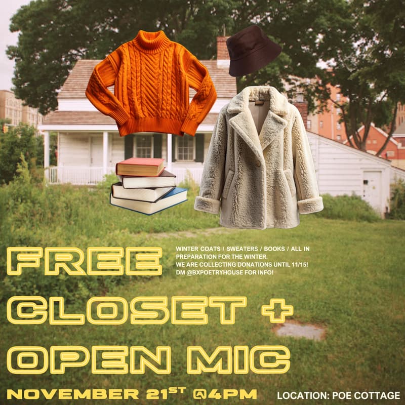 Cover Image for FREE CLOSET + OPEN MIC