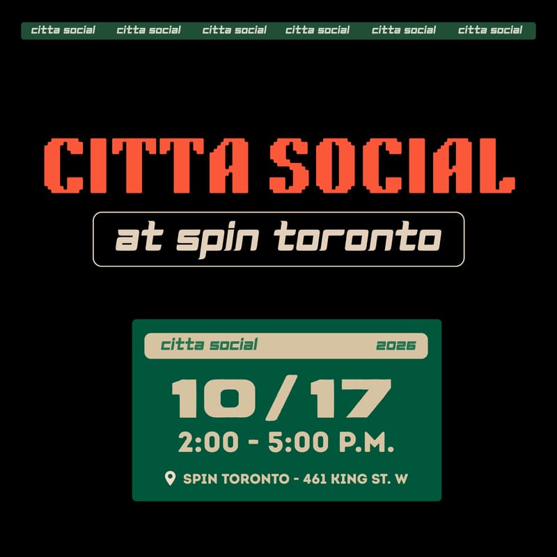 Cover Image for CITTA Social at Spin