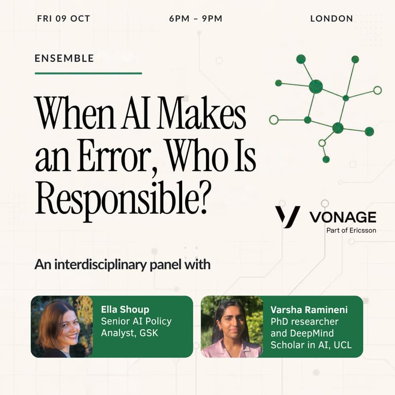 Cover Image for When AI Makes an Error, Who Is Responsible?
